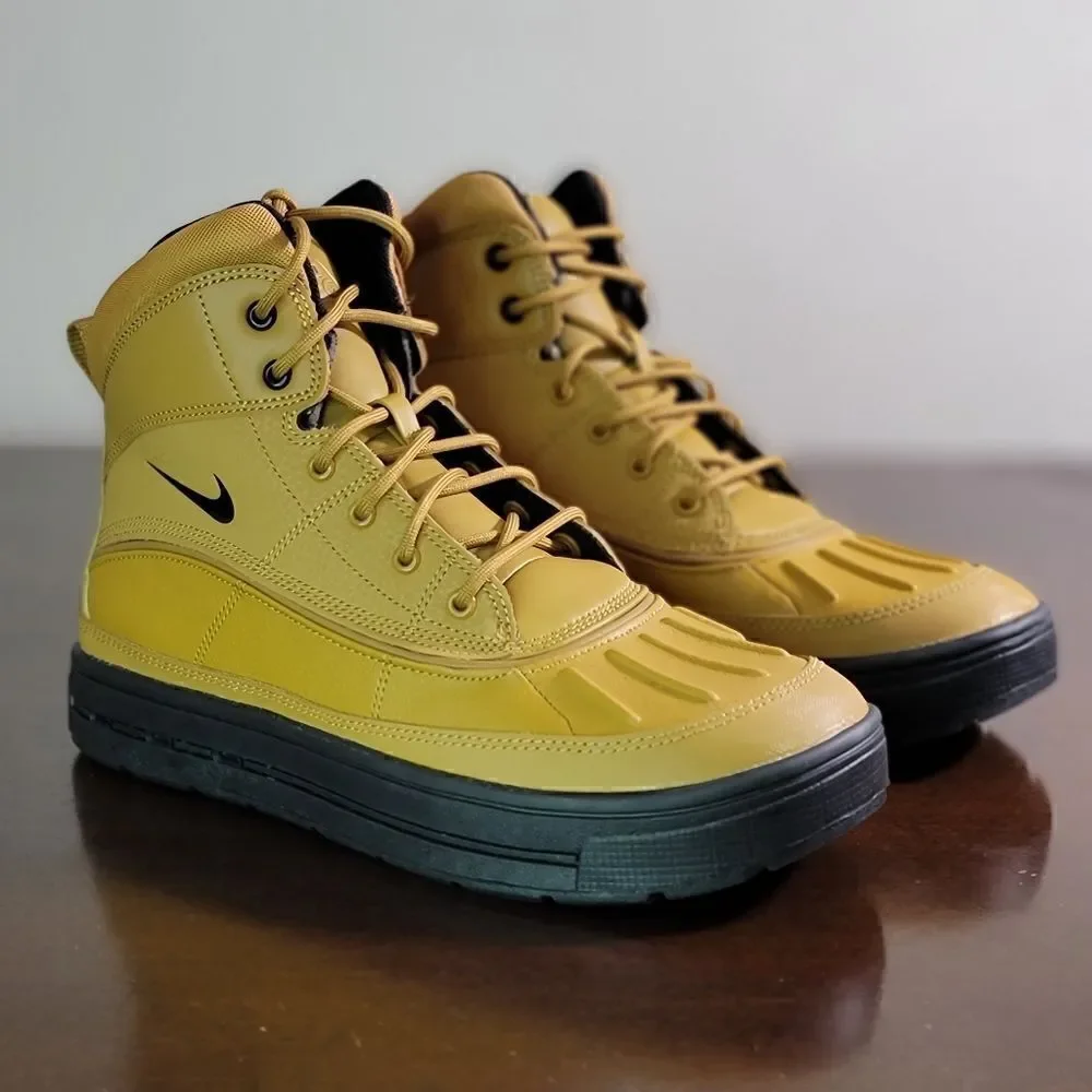 Nike ACG Woodside 2 Duck Hiking Waterproof Boots Wheat Black Size 7Y 7 New